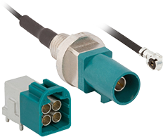 Amphenol FAKRA and Mini-FAKRA Connectors and Assemblies