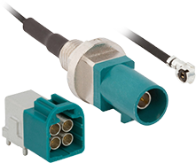 Amphenol FAKRA and Mini-FAKRA Connectors and Assemblies