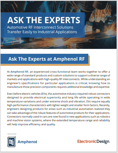 Amphenol RF Ask The Experts White Paper