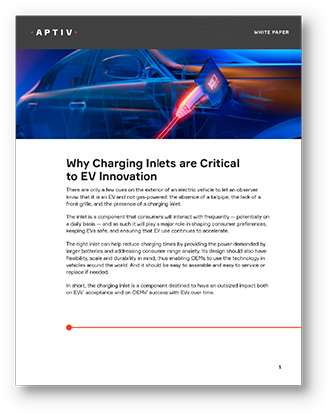 Download PDF: Aptiv Why Charging Inlets are Critical to EV Innovation