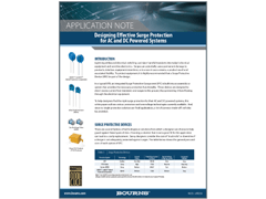 Read Bourns - Designing Effective Surge Protection for AC and DC Powered Systems