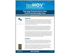 Read Bourns New Surge Protective Device Solves Circuit Protection Design Issues
