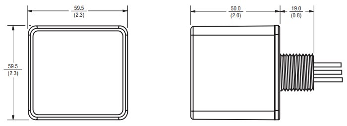 Bourns 1202 Series Hybrid Surge Protective Devices Product Dimensions