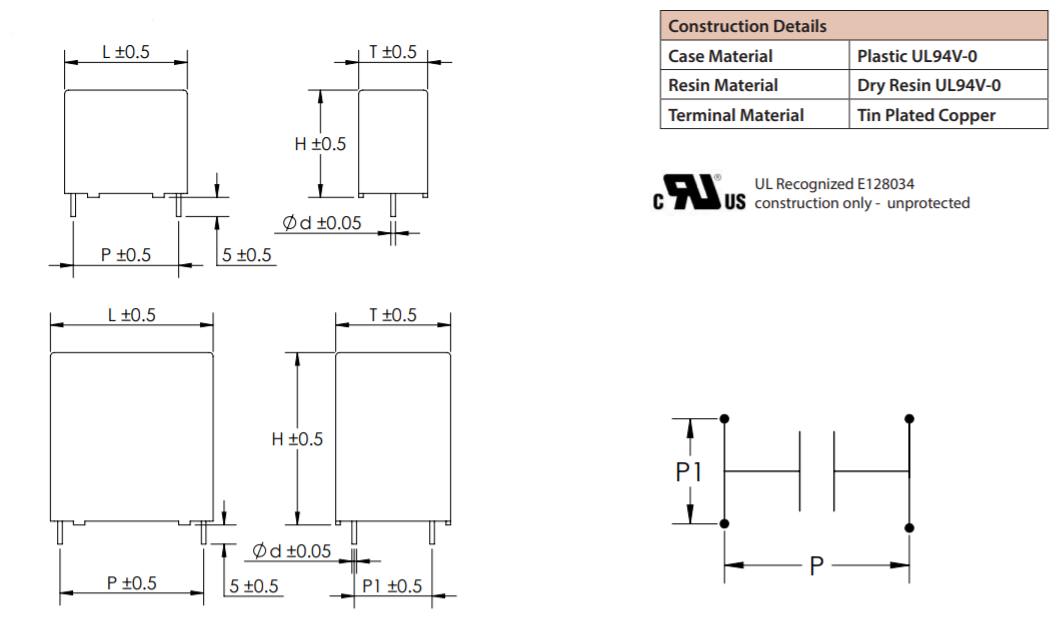 BLH Series DC Link Capacitors TTI, Inc.