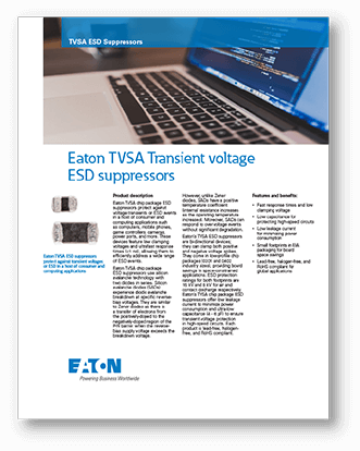 TVS Diode ESD Suppressors Brochure