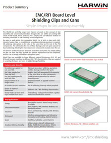 Harwin RFI EMC Shielding Product Summary