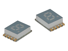 Kingbright 7-Segment 0.2in 1-Digit SMD Displays