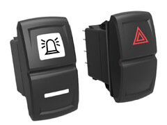 Littelfuse V Series Contura Sealed Rocker Switches