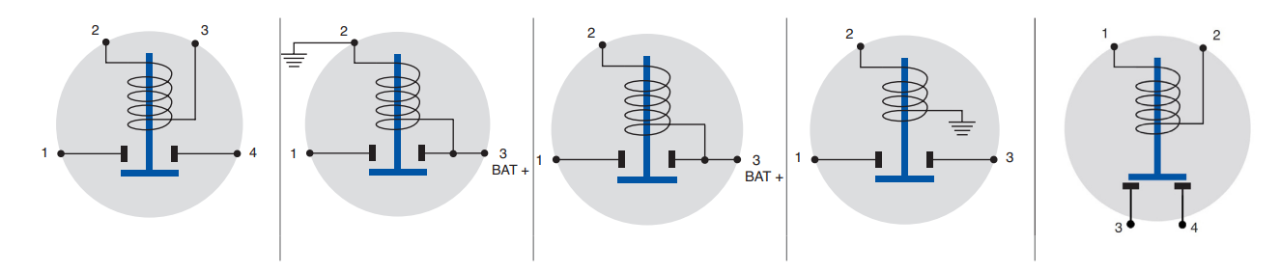 Littelfuse 24 Series Continuous Duty Solenoid Relays Electrical Schematic