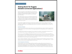 Molex Blog: Making Room for Rugged, Reliable Connected Applications