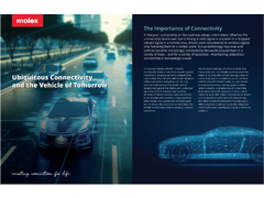Molex Ubiquitous Connectivity and the Vehicle of Tomorrow Tech Brief PDF Cover Image