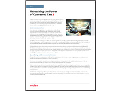 Molex Blog: Unleashing the Power of Connected Cars PDF Cover Image