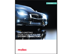 Molex LED Headlamp Brochure PDF Cover