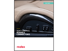 Molex Seat Control Module Connectors Tech Brief PDF Cover