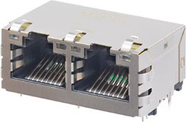 Molex MXMag RJ45  Dual Port Connectors