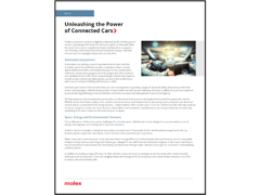 Molex Blog Unleashing the Power of Connected Cars