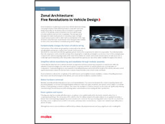 Molex Blog: Zonal Architecture - Five Revolutions in Vehicle Design
