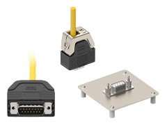 Molex EasyLock D Sub Backshells Connectors