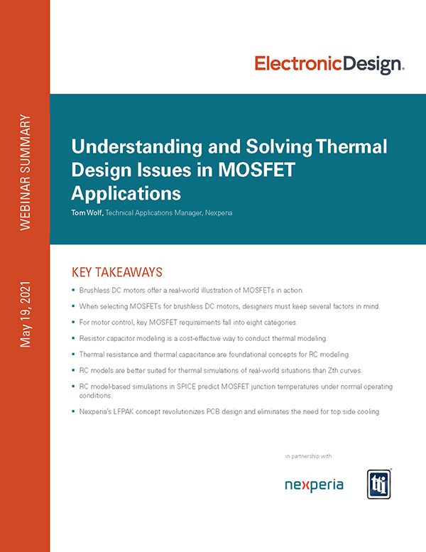 Nexperia MOSFET Thermal Design Whitepaper cover