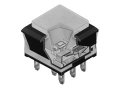 NKK Switches UB Series Low Profile Pushbutton Switches