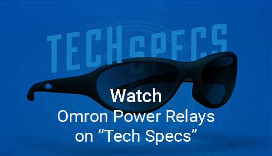 Omron Power Relays Tech Spec Video
