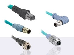 Panduit® IndustrialNet™ M12 D and X Code Overmolded Cordsets