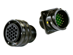 Souriau UTV Ruggedized Reverse Bayonet Connectors
