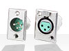 Switchcraft XLR Panel Mount with Metal Shells - D Series