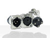 Switchcraft XLR Panel Mount with Metal Shells - E Series