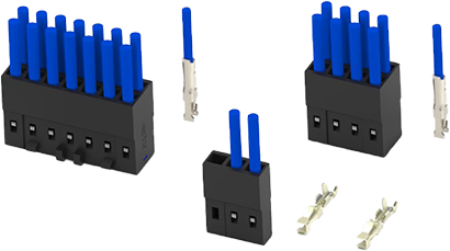TE Connectivity AMPMODU 2mm Wire-to-Board Crimp Receptables