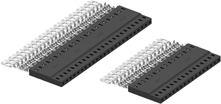 TE Connectivity AMPMODU 2mm Wire-to-Board IDC Receptacles