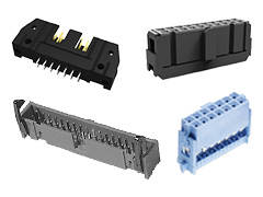 TE Connectivity AMP-LATCH Ribbon Cable Connectors