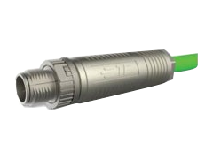 TE Connectivity M12 X-Code Field Installable Connectors