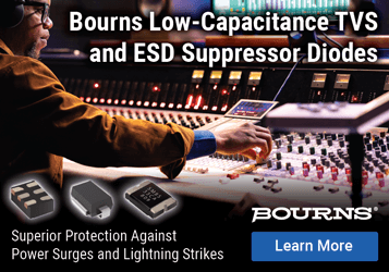 Ad: Explore Bourn's ESD Protection and TVS Diodes