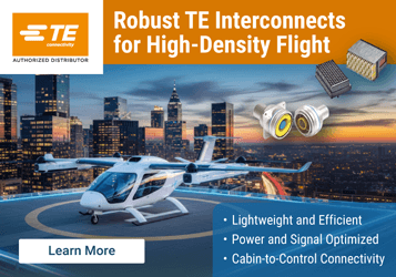 Ad: Explore TE Connectivity's Urban Air Mobility Solutions
