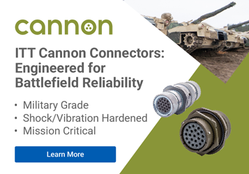 Ad: Explore ITT Cannon's Military Solutions