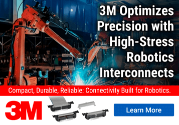 3M High-Performance Connectors for Robotics Solutions
