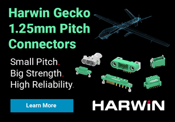Ad: Explore Harwin's 1.25mm Pitch High Reliability Connectors