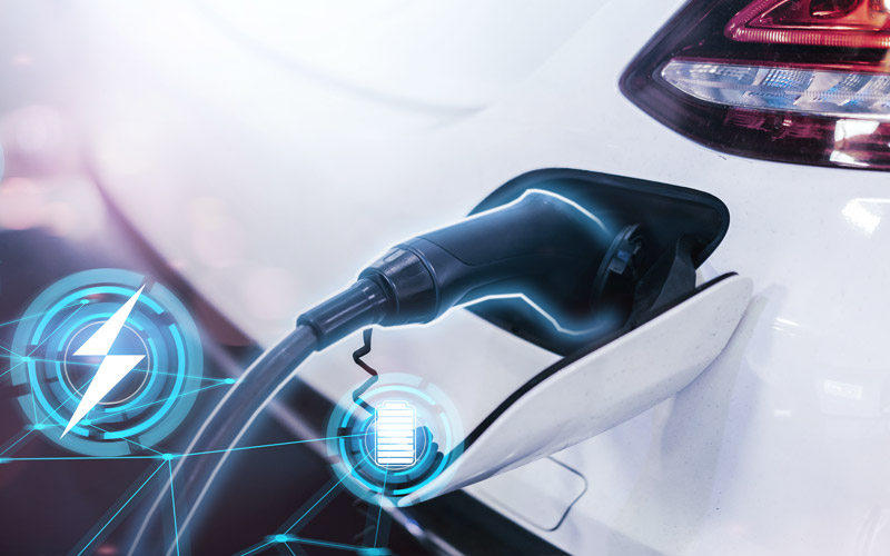 Electric car shop charging voltage