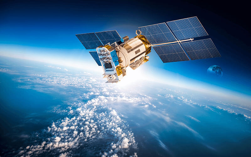 satellite over Earth
