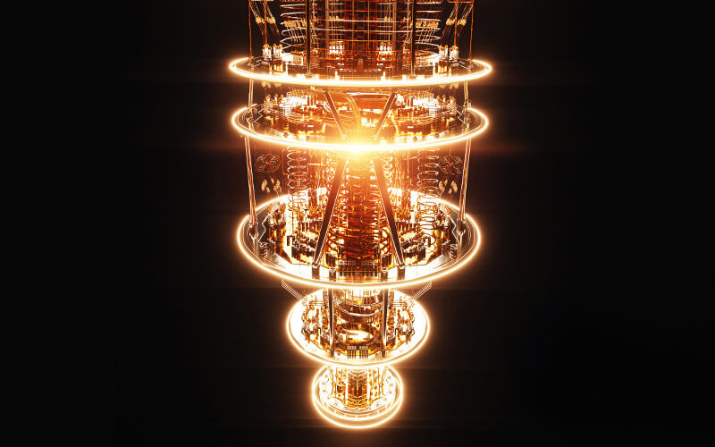 quantum computing abstract image