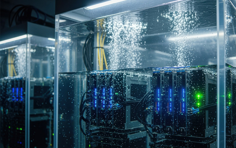 Submerged Server Rack Liquid Immersion Cooling is Back | TTI, Inc.
